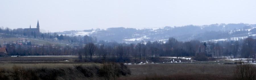 Panorama Lubenii widzianej od strony Babicy