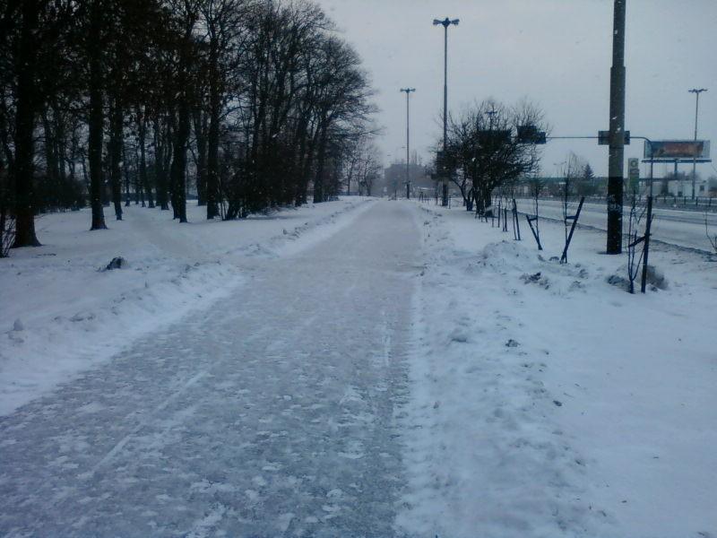 Ścieżka łyżwiarsko - rowerowa ;)