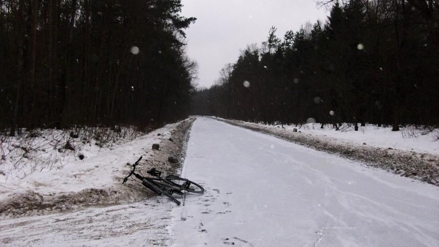 Śnieżna droga na Młynki