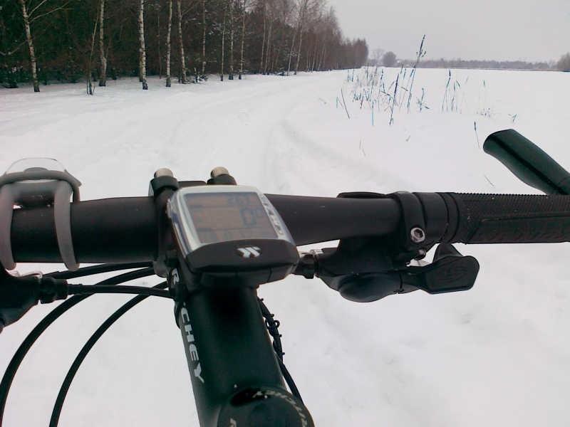 Zima na rowerze