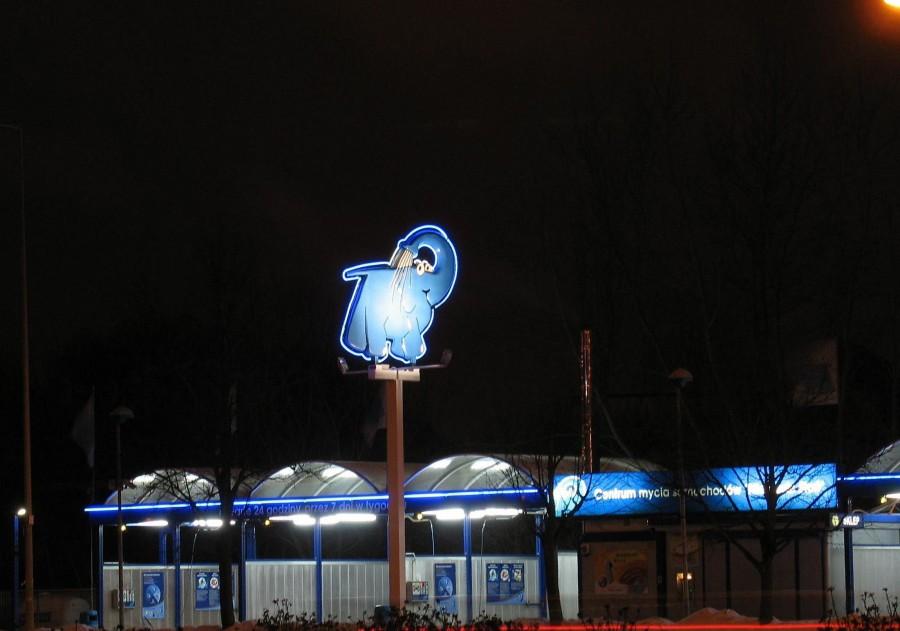 Niebieski słonik