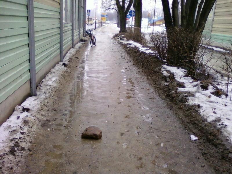 Tam gdzie odśnieżali...