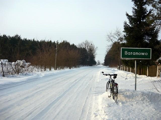 Wjazd do Baranowa
