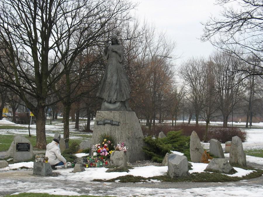 Chrystus Miłosierny w Parku na Moczydle