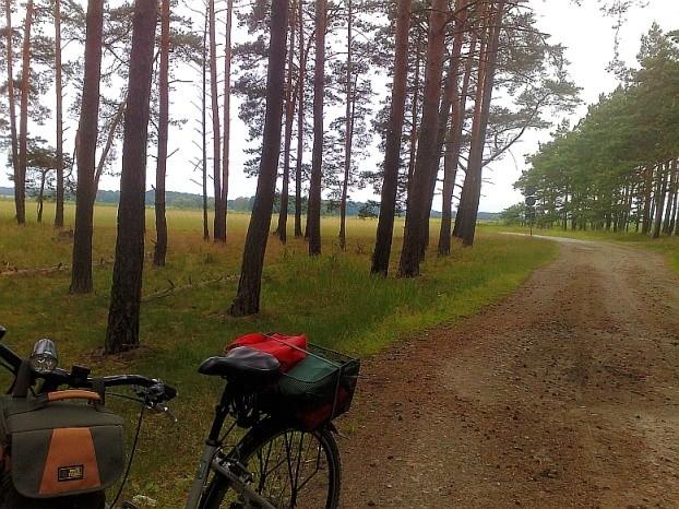 ...i te ścieżki rowerowe, bezpieczne i wygodne mimo braku asfaltu
