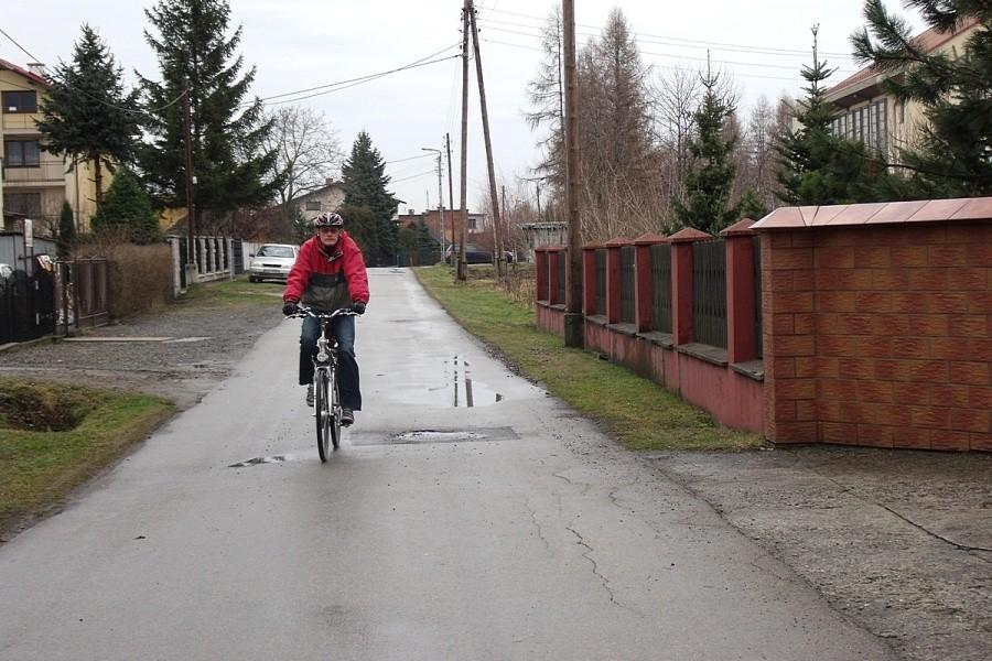 Trochę boli, ale jadę