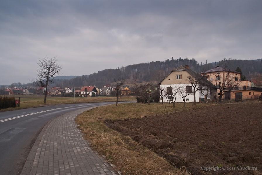 droga przez Wilkowice