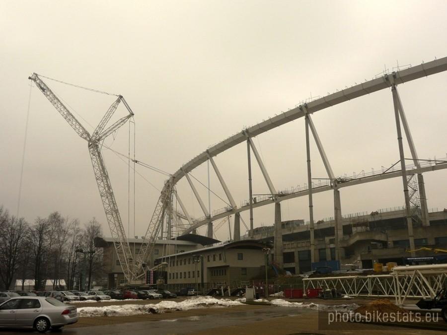 Stadion Śląski w budowie 18.01.2011