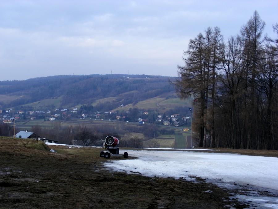 Widok ze stoku w Babicy