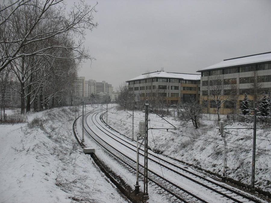 Wyględów i tory linii radomskiej