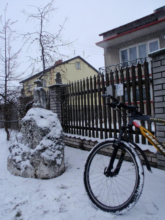 Kamienny orzeł w Kusiętach