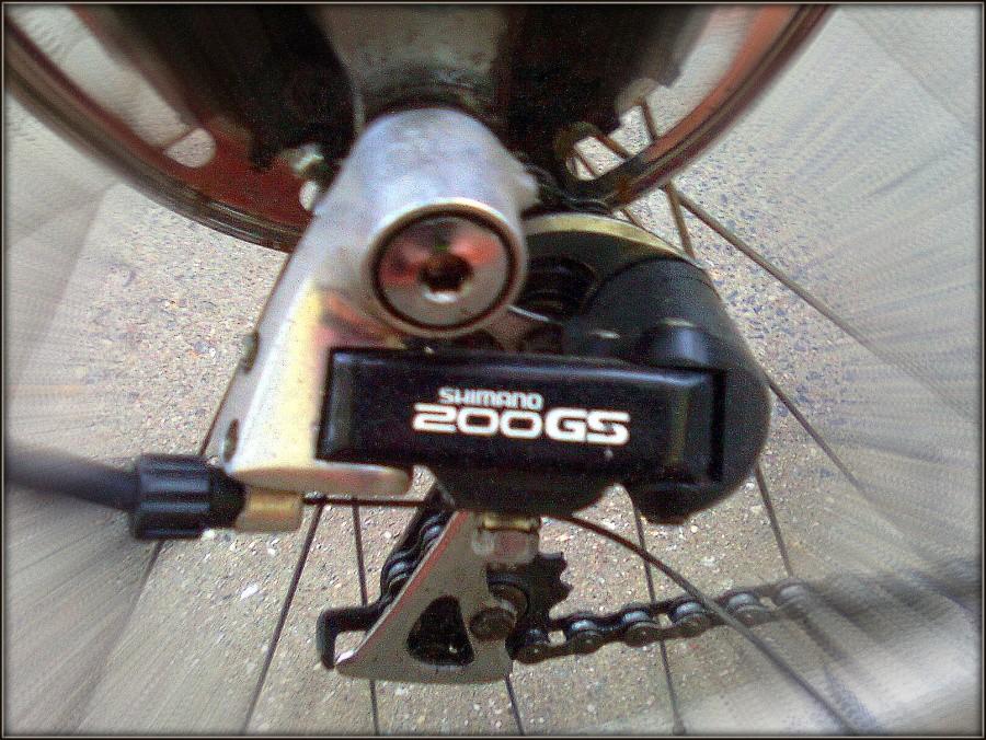 Zabytkowa przerzutka. Shimano 200GS.