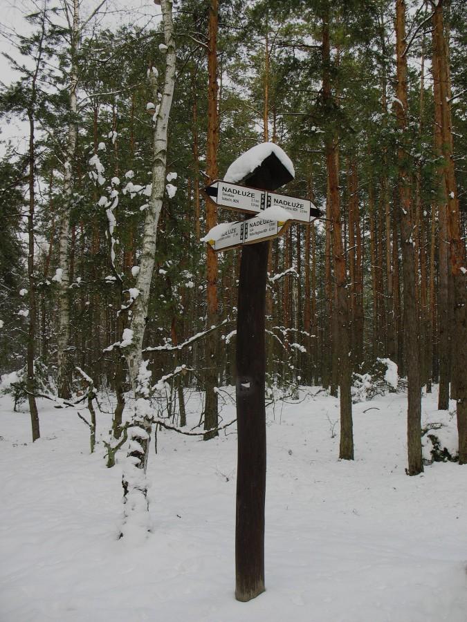 Nadłuże - tabliczki szlakowe