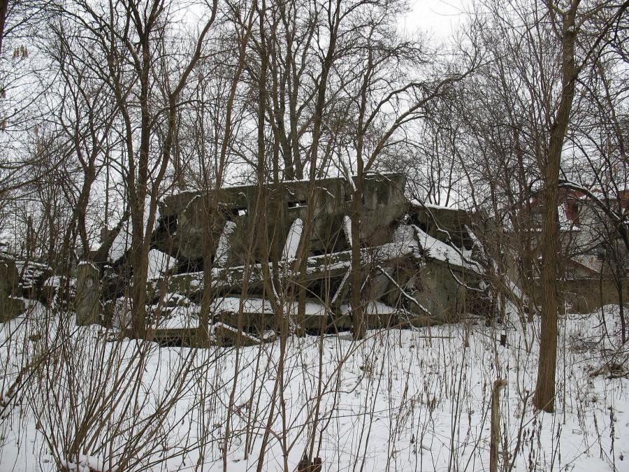 Wyścigi - wysadzona wieża ciśnień