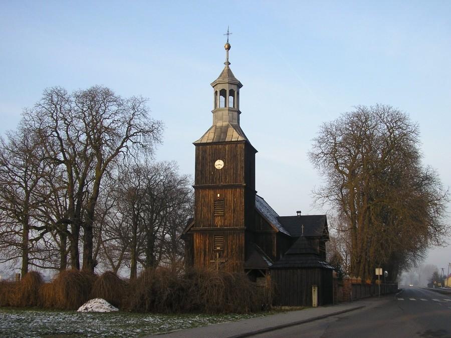 Drewniany kościółek w Żabnie