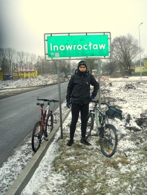 ja i nasze rowery w Inowrocławiu
