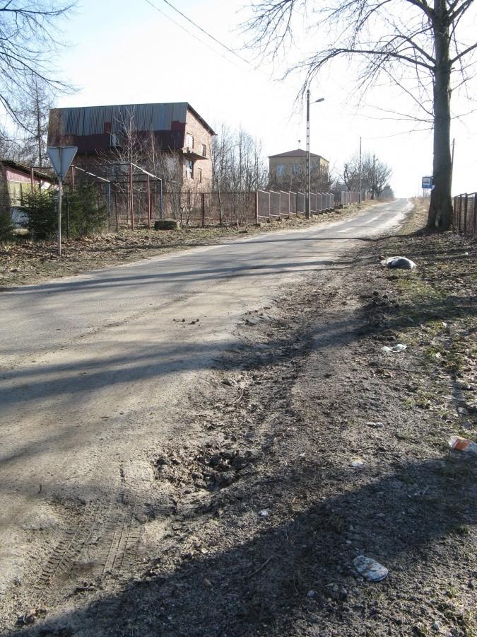 Podjazd na Przeczycach