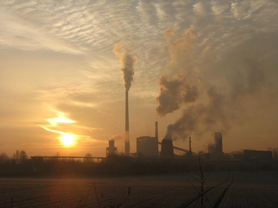 Koksownia Jadwiga o wschodzie słońca