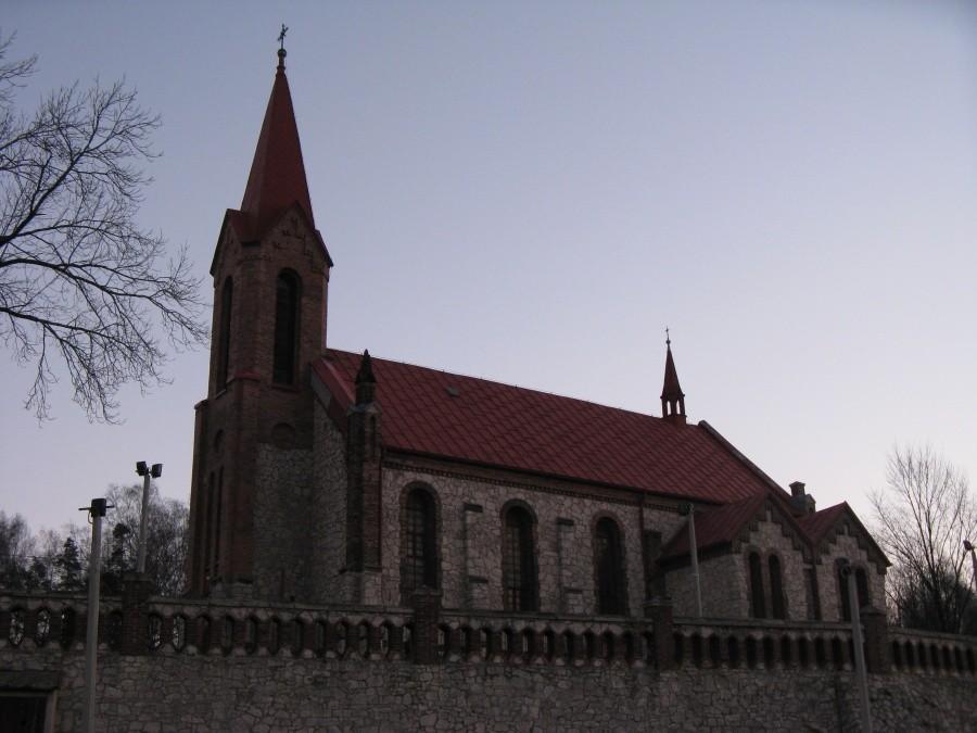 Kosciół w Łęce