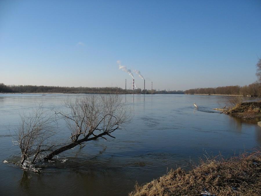 Wisła w pobliżu ul. Romantycznej