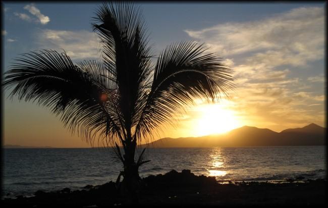 Zachód słońca Lanzarote