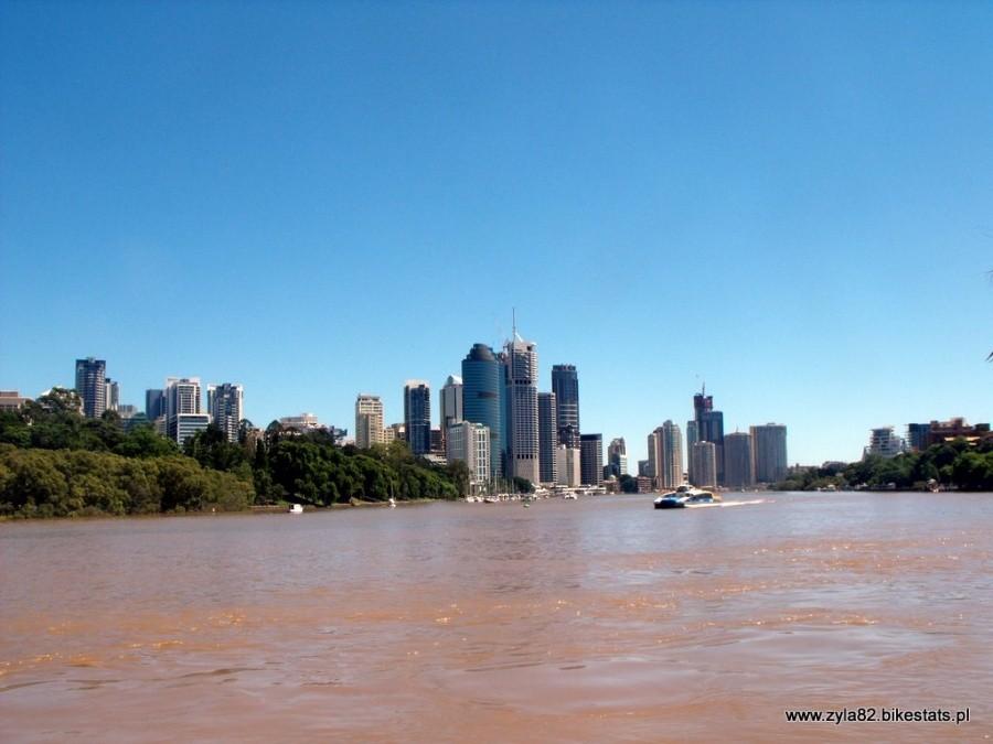 Widok na centrum Brisbane