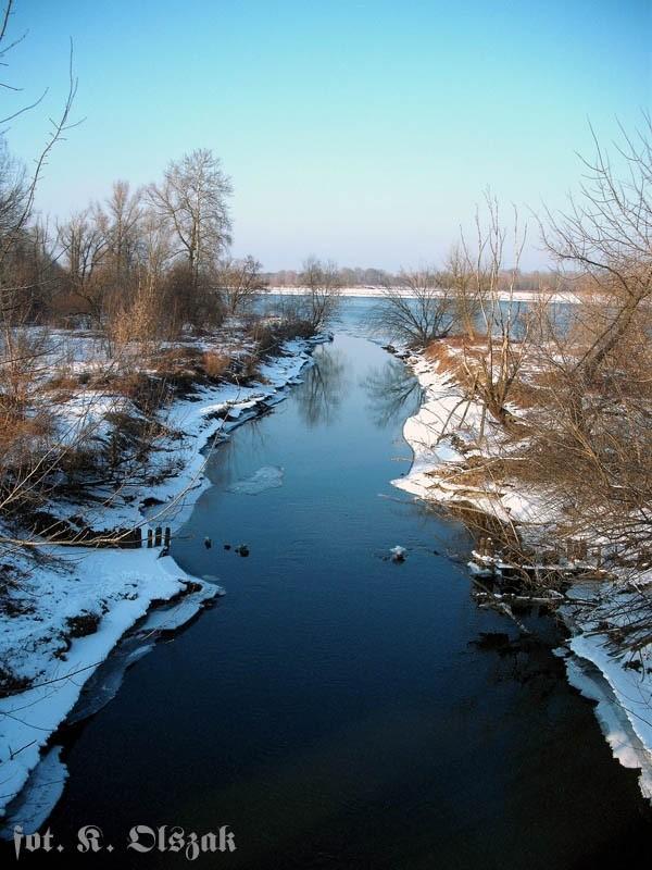 Zima nad Wisła i Jeziorką