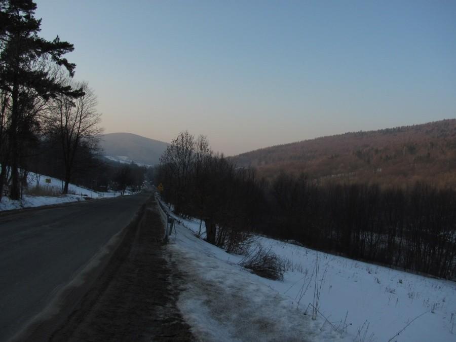 widok z podjazdu