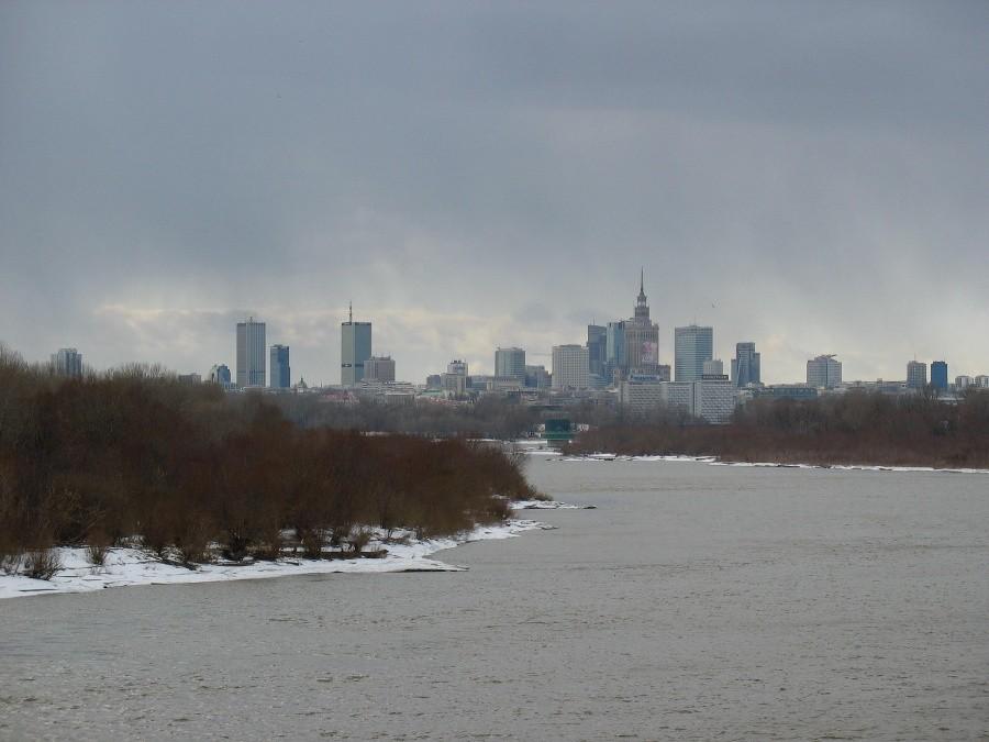 Widok z Mostu Siekierkowskiego