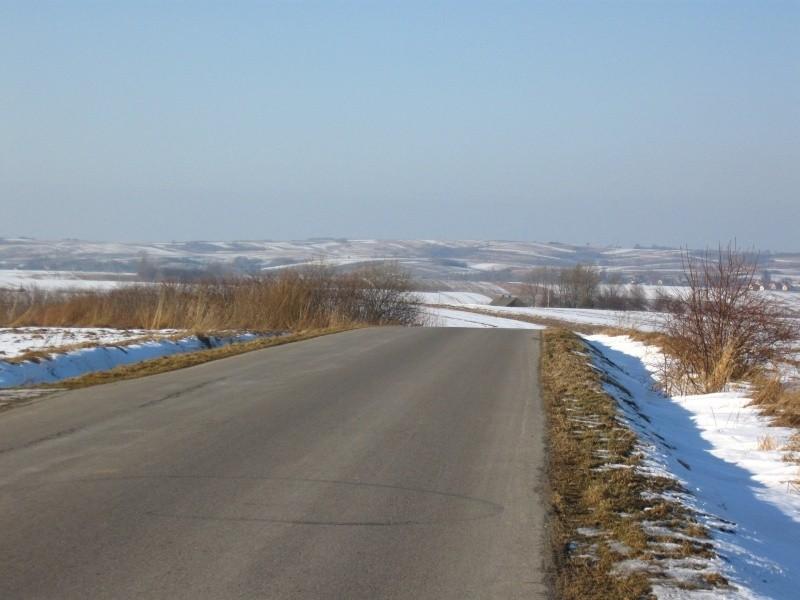 Wiercany- zostawiam za sobą pierwsze górki Pogórza.