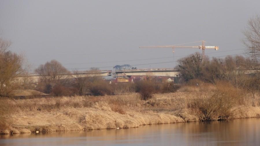 Most na wschodniej obwodnicy Wrocławia, droga via Romana
