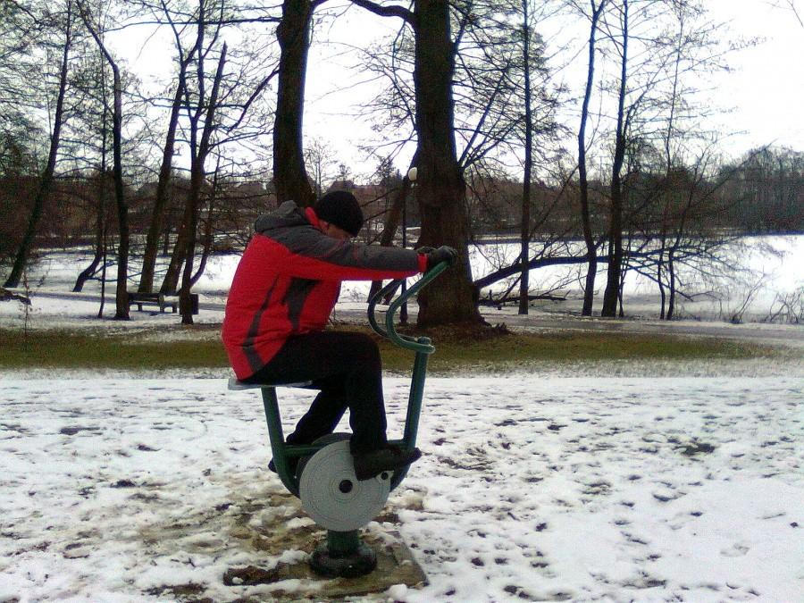 Stacja nr 3. Trenażer dla twardzieli. Mrągowo.