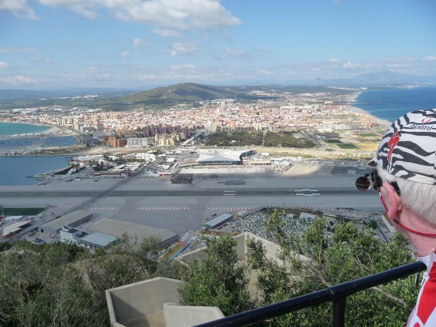 Widok na Hiszpanię z angielskiego Gibraltaru