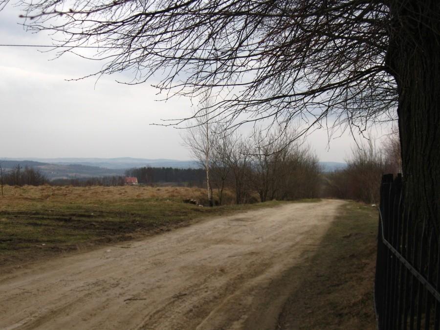 Magdalenka- widok w stronę Chmielnika.