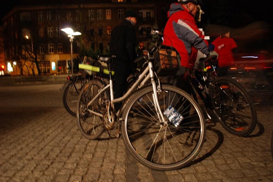 Mój rowerek przyozdobiony szprychówką