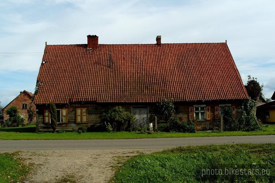 Zabudowa w miejscowości Stara Wisła