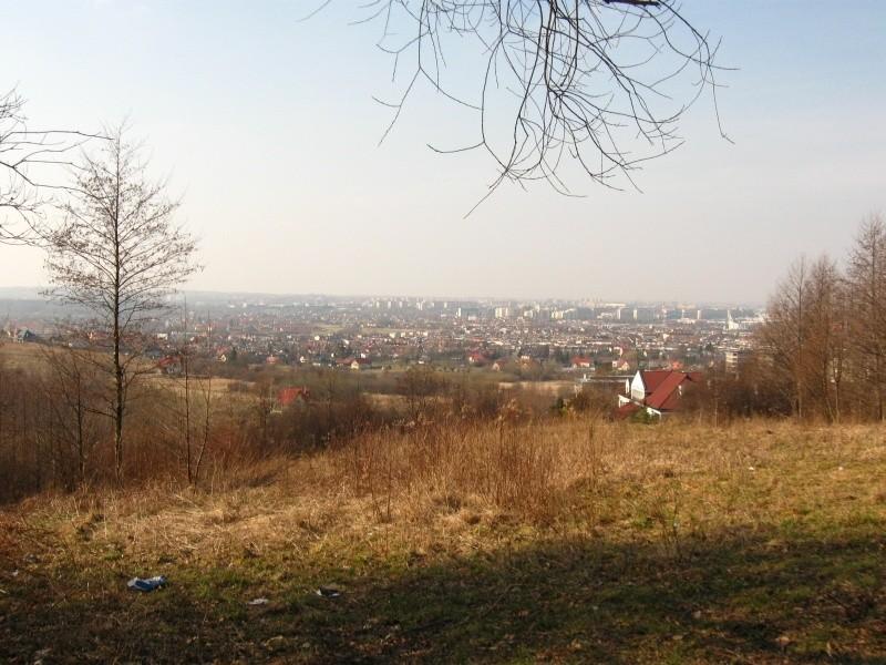 Podjazd na Łany i rzut oka na Rzeszów, a własciwie jego część.