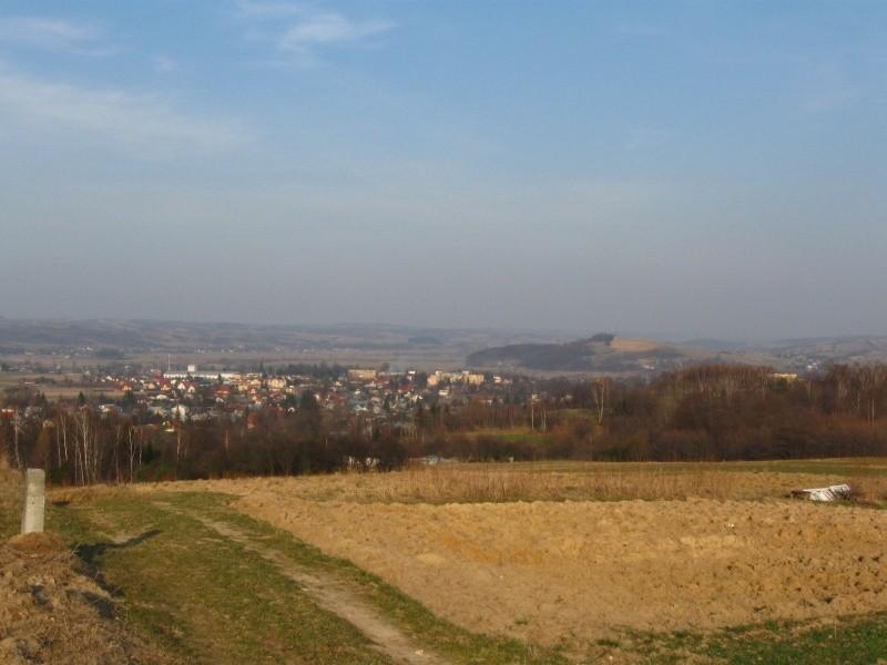Widok na Dynów z ....rogatek Dynowa.