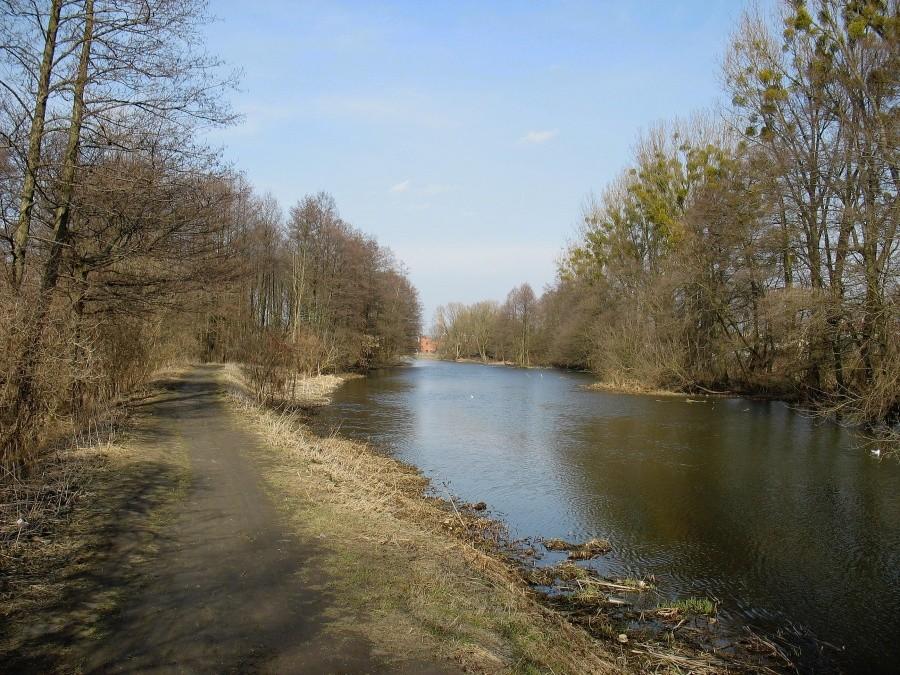 Jeziorka i niebieski szlak rowerowy