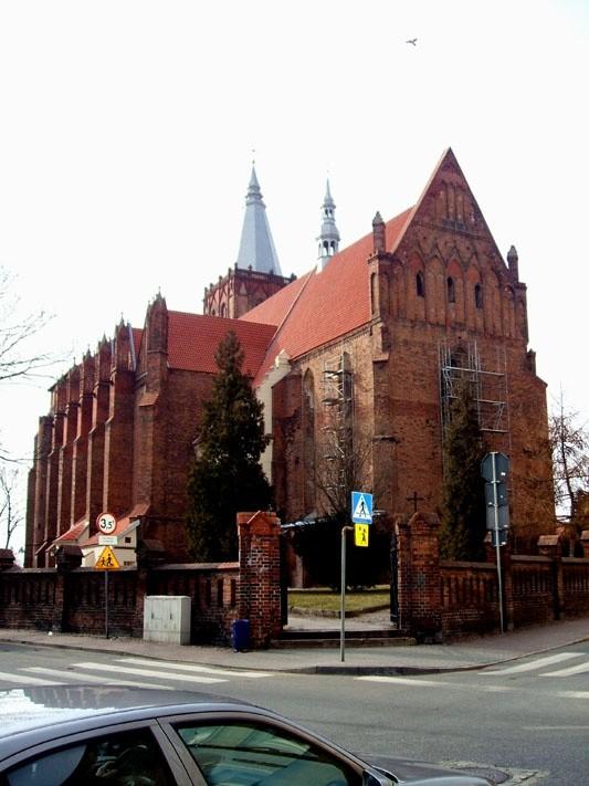 Gotycki Kościół Wniebowzięcia Najświętszej Maryi Panny w Chełmnie z przełomu XIII i XIV w.