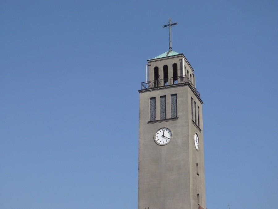 Wieża kościoła w Chudowie