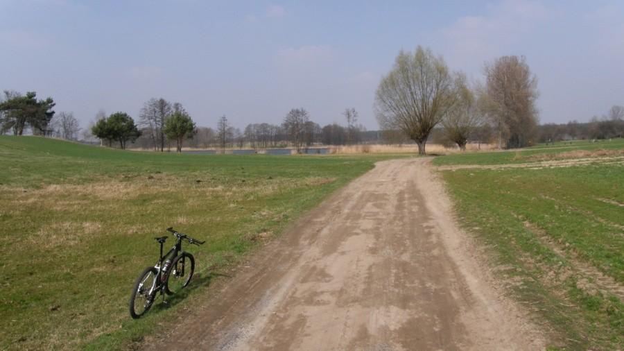 Znów teren. Na przemian twardy, suchy, jak i ... piaszczysty !