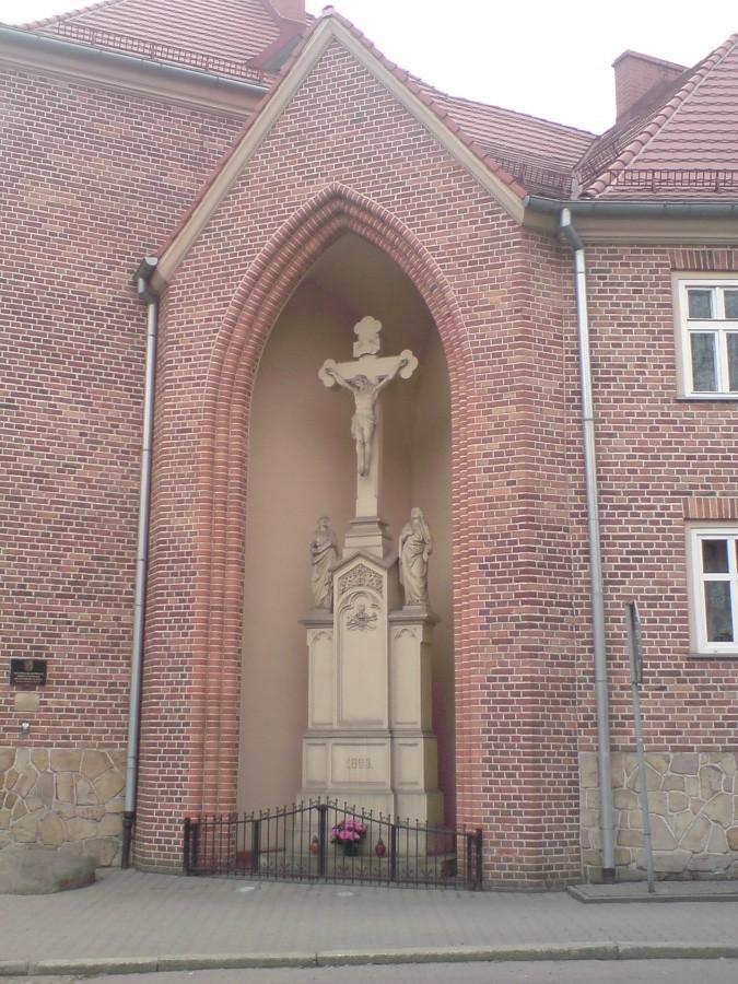 krzyż przy drodze w Rudzie Śląskiej