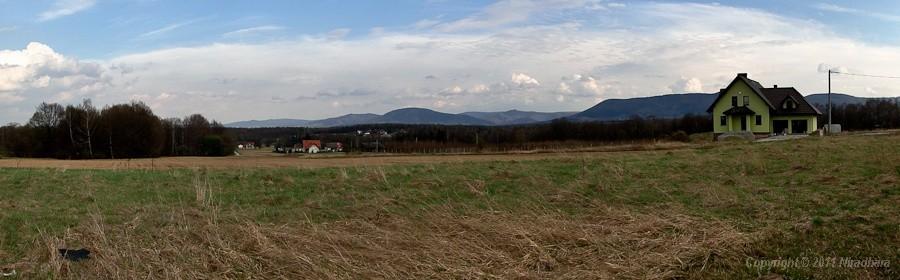 widok z pisarzowickiej górki