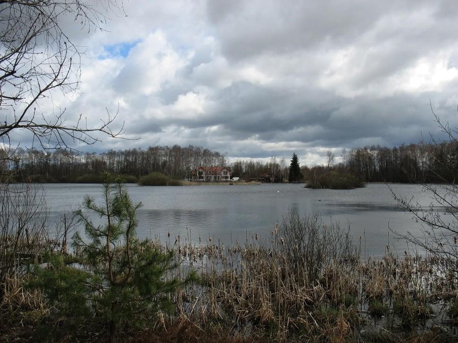 Otwock - MTBO Mlądz, na pkt 1, jezioro Bagno
