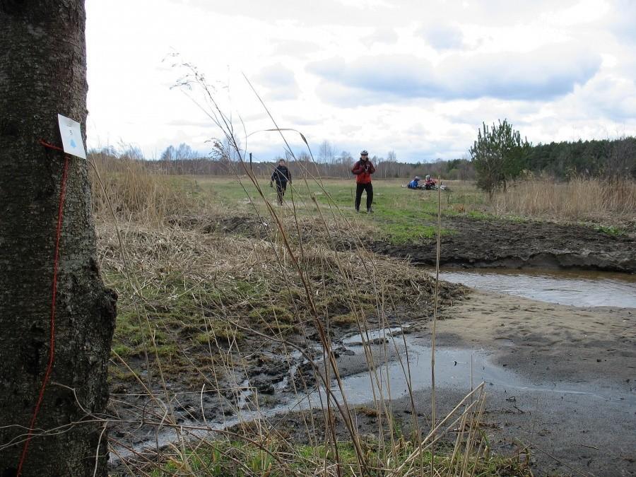 Otwock - MTBO Mlądz, na pkt 5, "Skrzyżowanie rowów"