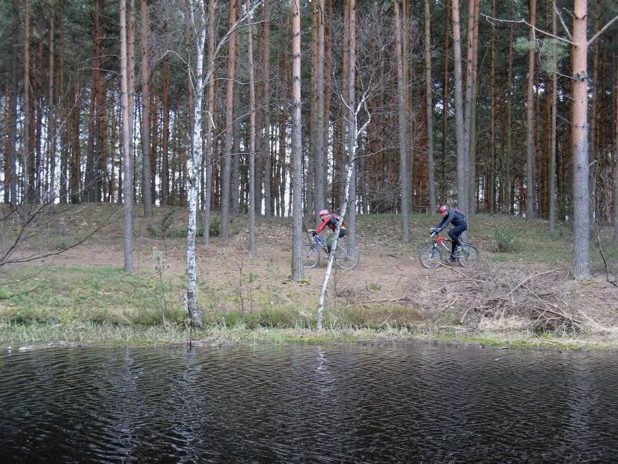 Otwock - MTBO Mlądz, w drodze na PK 10