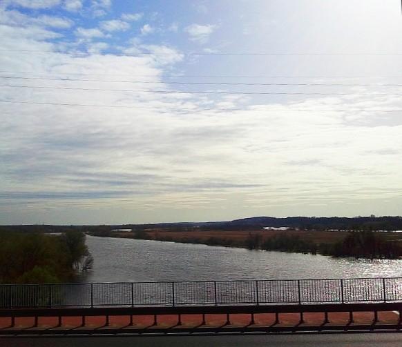 Odra - widok z Autostrady Poznańskiej