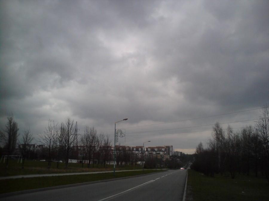 A chmury straszą...