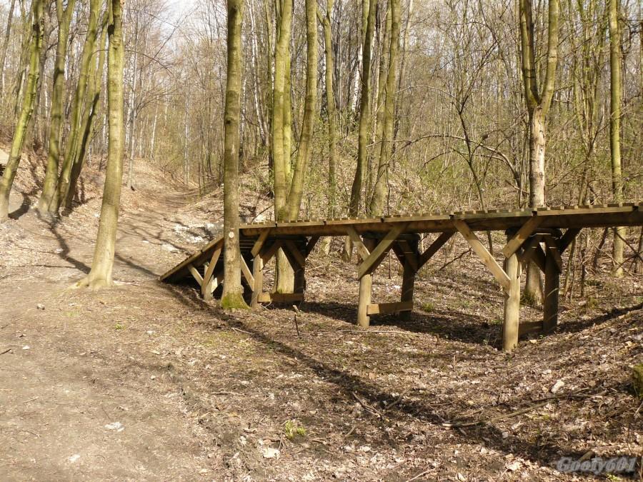 Rampy w parku na Księżej Górze.